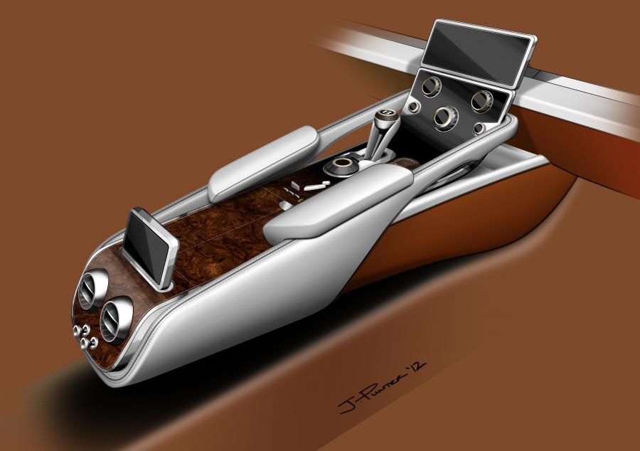 Эскиз Bentley EXP 9 F Concept 2012 года  (фото 9 из 24)